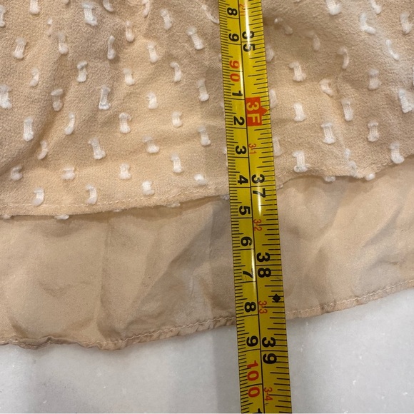 Rebecca Taylor ivory Silk dress Spaghetti Strap lined size 6 - Picture 5 of 8